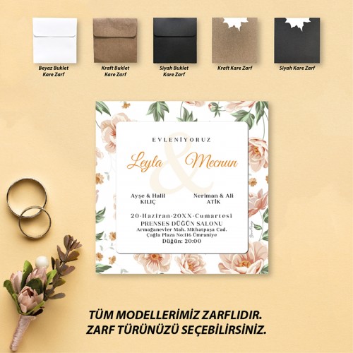 Beren Kare Davetiye 1760 - Yaren Davetiye